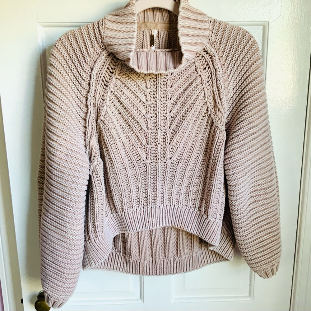 Free People Sweetheart Balloon Sleeve Sweater